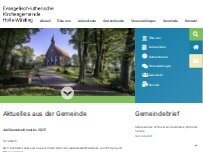 Website Screenshot St. Dionysius Kirche Holle - Evangelisch-lutherische Kirchengemeinde Holle-Wüsting