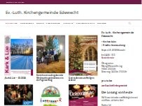 Website Screenshot Kapelle zu Westerscheps - Evangelisch-lutherische Kirchengemeinde Edewecht