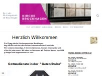 Website Screenshot Ev. Tageseinrichtung für Kinder Morgenstern