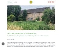 Website Screenshot Scheunenprojekt