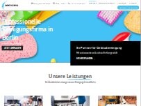Website Screenshot Cosy Clean Gebäudereinigung