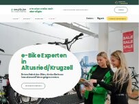 Website Screenshot e-motion e-Bike Welt, Dreirad- & Lastenfahrrad-Zentrum Oberallgäu