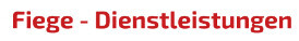 Fiege - Dienstleistungen Logo