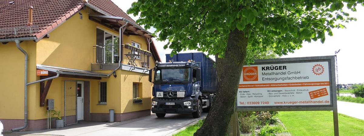 Bilder KRÜGER Metallhandel GmbH | Entsorgungsfachbetrieb und Containerdienst