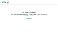 Website Screenshot AOK Bayern Geschäftsstelle Rosenheim