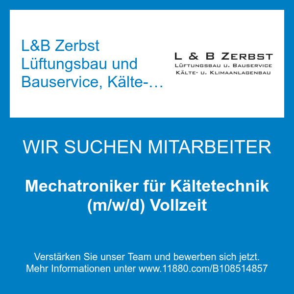 Bilder L&B Zerbst Lüftungsbau und Bauservice, Kälte- und Klimaanlagenbau