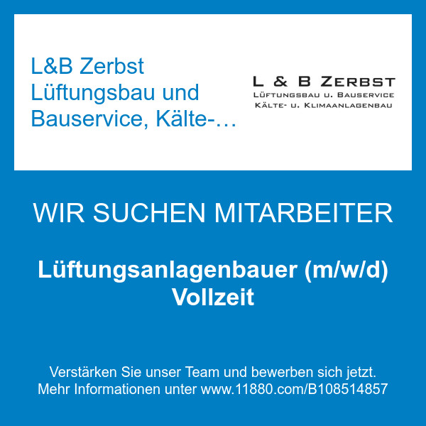 Bilder L&B Zerbst Lüftungsbau und Bauservice, Kälte- und Klimaanlagenbau
