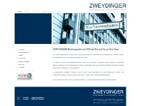 Website Screenshot ZWEYDINGER Rechtsanwälte