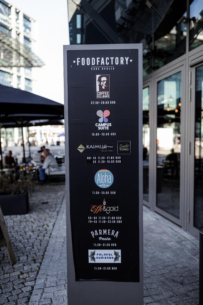 Bilder FOODFACTORY Cube Berlin - Food-Court, Restaurant & Café am Hbf