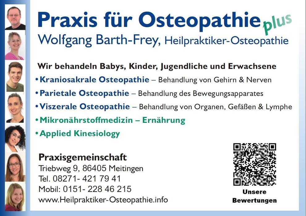 Bilder Praxis für Osteopathie - Heilpraktiker - Wolfgang Barth-Frey