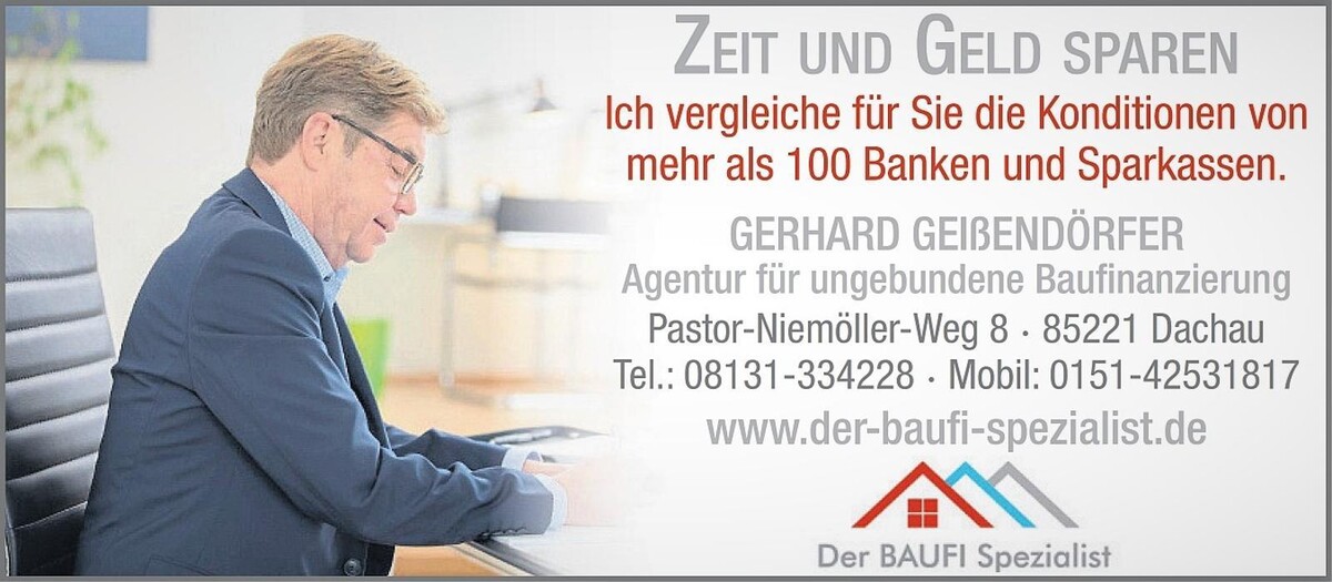 Bilder Der BAUFI Spezialist, Gerhard Geißendörfer, Bankenungebundene Baufinanzierungs-Beratung