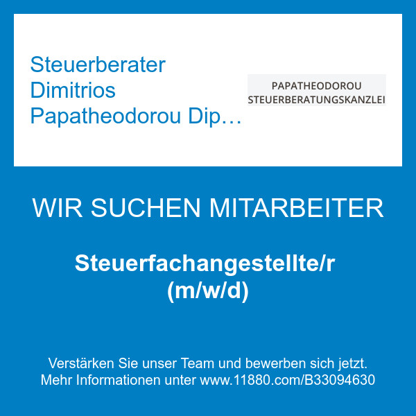 Bilder Steuerberater Dimitrios Papatheodorou Dipl. -Kfm.