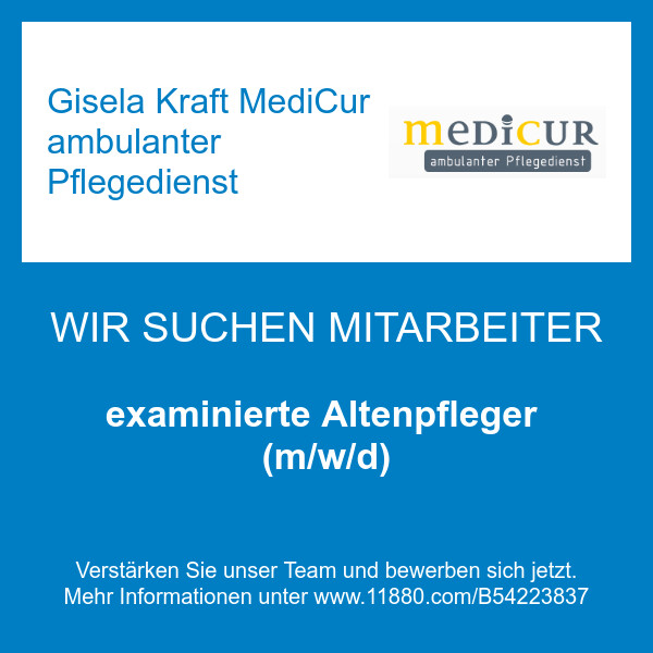 Bilder Gisela Kraft MediCur ambulanter Pflegedienst