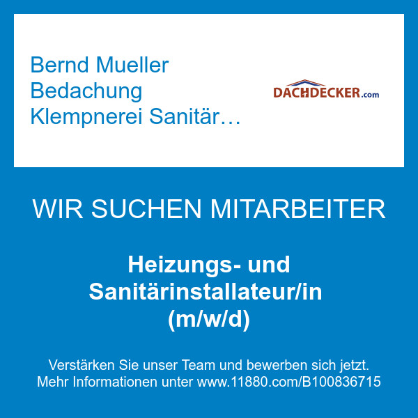 Bilder Bernd Mueller Bedachung Klempnerei Sanitär Heizung GmbH