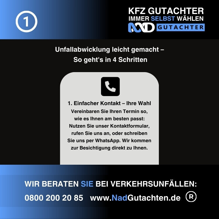 Bilder Kfz Gutachter NAD Hamburg - Kfz Sachverständigen Büro