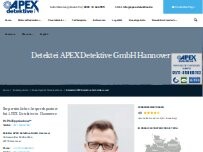Website Screenshot Detektei Apex Detektive GmbH Hannover