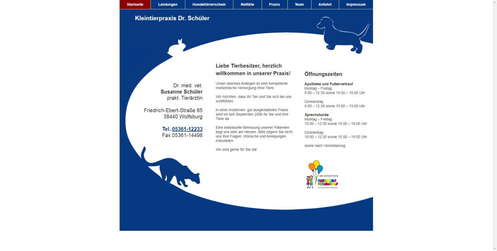 Bilder Tierarztpraxis Dr. Susanne Schüler Wolfsburg