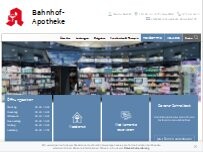 Website Screenshot Bahnhof-Apotheke