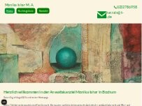 Website Screenshot Monika Ishar