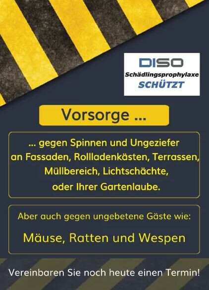 Bilder DISO Schädlingsbekämpfung