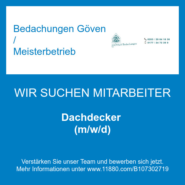 Bilder Bedachungen Göven / Meisterbetrieb
