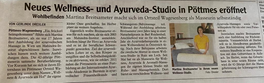 Bilder WELLNESS & AYURVEDA AM HOF