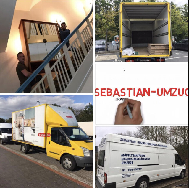 Sebastian-Umzug/Transport Logo
