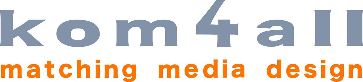 kom4all e.K. - matching media design Logo