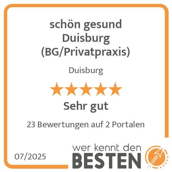 Bilder schön gesund Duisburg (BG/Privatpraxis)