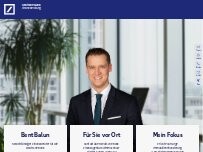 Website Screenshot Bent Stefan Balun, Selbstständiger Finanzberater für die Deutsche Bank