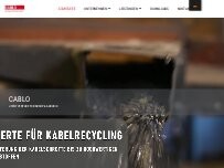 Website Screenshot CABLO GmbH // Niederlassung Gelsenkirchen