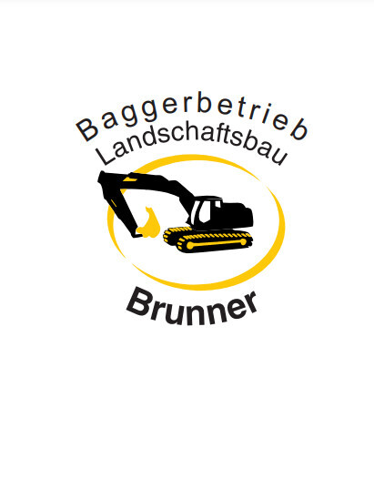 Baggerbetrieb und Landschaftsbau Brunner Logo
