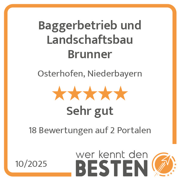 Bilder Baggerbetrieb und Landschaftsbau Brunner