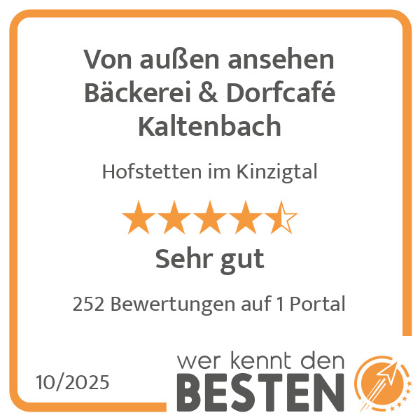 Bilder Von außen ansehen Bäckerei & Dorfcafé Kaltenbach