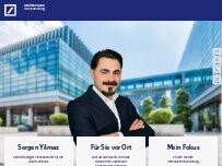 Website Screenshot Sergen Yilmaz, Selbstständiger Finanzberater für die Deutsche Bank
