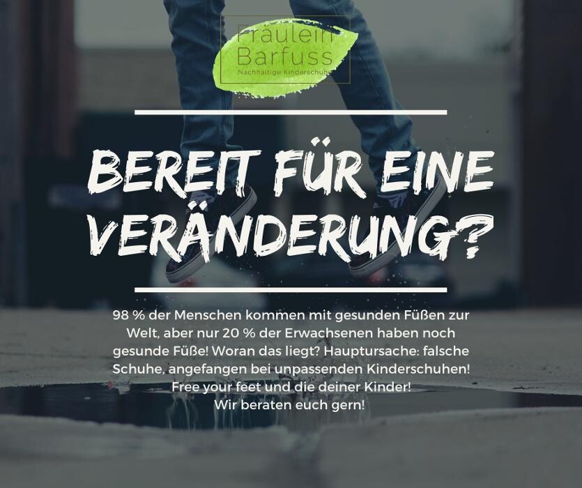 Bilder "Fräulein Barfuss" Barfußschuhe für Kinder und Erwachsene