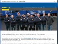 Screenshot for www.umzuege-madry.de