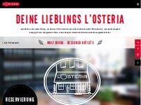 Website Screenshot L'Osteria Wolfsburg Designer Outlets
