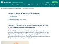Website Screenshot Asklepios Fachklinikum Teupitz - Psychiatrie & Psychotherapie