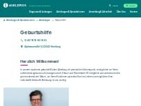 Website Screenshot Asklepios Klinik Wandsbek - Geburtshilfe