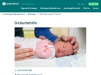 Website Screenshot Asklepios Klinik Langen - Geburtshilfe