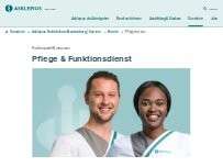 Website Screenshot Asklepios Fachklinikum Brandenburg - Pflege - Closed