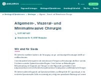 Website Screenshot Asklepios Paulinen Klinik Wiesbaden - Allgemein-, Viszeral- und Minimalinvasive Chirurgie