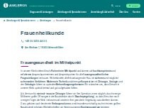 Website Screenshot Asklepios Klinikum Uckermark - Frauenheilkunde