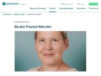 Website Screenshot Beate Poulut-Michel - Closed