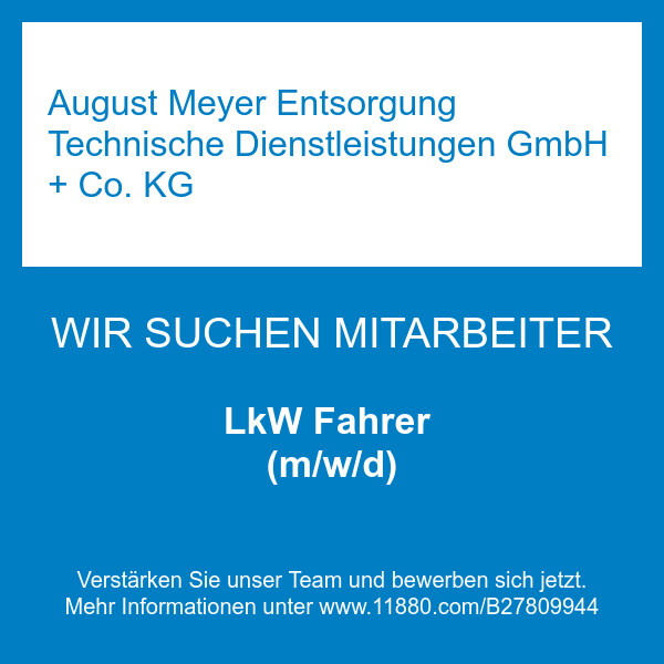 Bilder August Meyer Entsorgung Technische Dienstleistungen GmbH + Co. KG