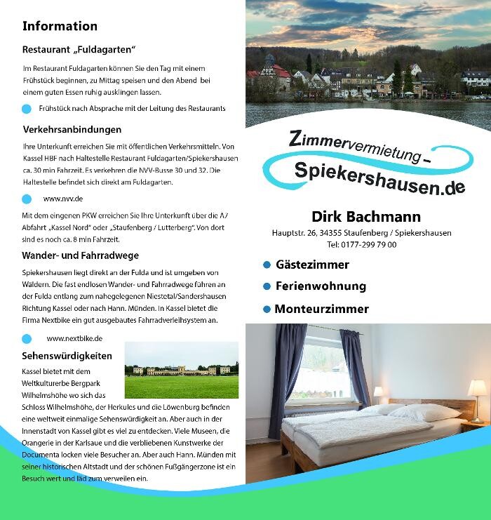 Bilder Zimmervermietung-Spiekershausen