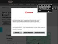 Website Screenshot Veolia | Entsorgung Gera