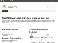 Website Screenshot GLOBUS Restaurant Ludwigshafen