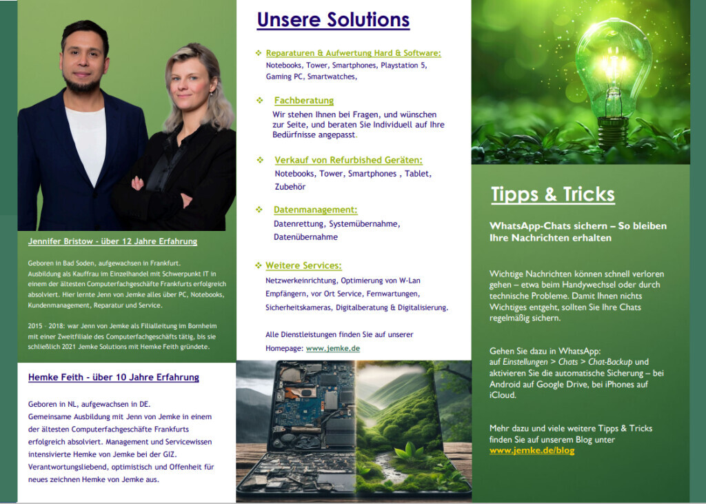 Bilder Jemke Solutions e.K. Inh. Hemke Feith